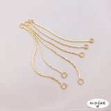 14K Gold Ear Wire Tassel DIY Jewelry Connectors