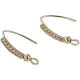14k Zircon Claw Chain DIY Earrings Accessories Material