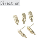 14k Gold-plated Abstract Baroque Peas DIY Earrings Accessories
