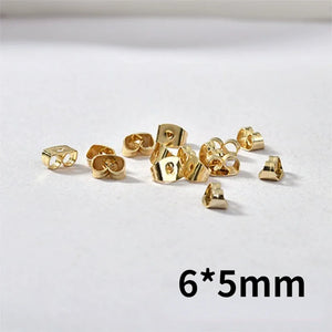 14k Bag Butterfly Ear Plug Earring Accessories DIY Material