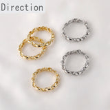14k Color-Preserving Wavy Twist Circle Pendant