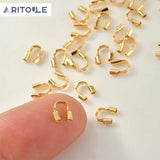 Copper 18K Horseshoe Buckle for DIY Jewelry Making