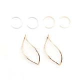 Copper Accessories DIY Earrings C-Shaped Opening Ring Pendants