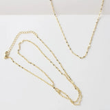 18K Copper Plated DIY Coffee Bean Necklace Material Accessories