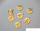 Copper Plated 18k Portrait Pendant Earring Accessories