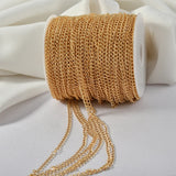 18k Real Chain DIY Extension Chain Jewelry Accessory