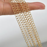 18k Real Chain DIY Extension Chain Jewelry Accessory
