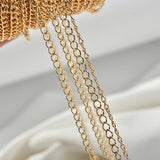 18k Real Chain DIY Extension Chain Jewelry Accessory