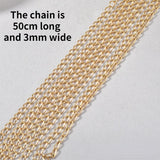 18k Real Chain DIY Extension Chain Jewelry Accessory