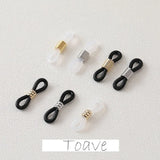 Copper Plated Silicone Ring Glasses Chain DIY Accessory
