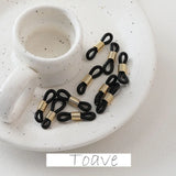 Copper Plated Silicone Ring Glasses Chain DIY Accessory