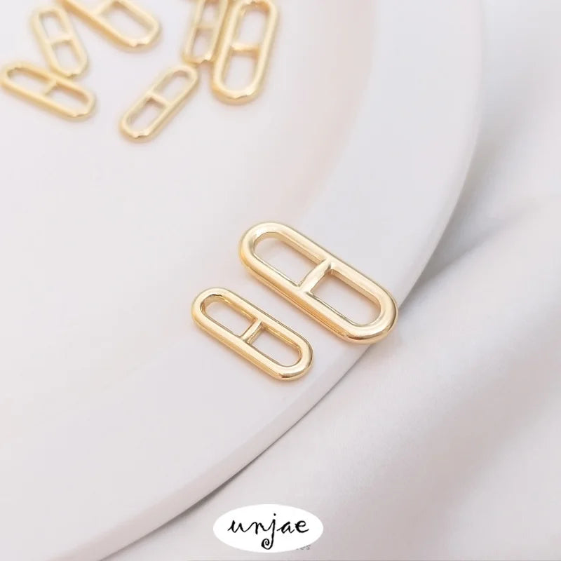 Color-Preserving Japanese Buckle Bracelet Necklace Chain Earrings