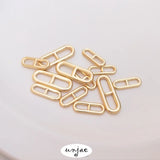 Color-Preserving Japanese Buckle Bracelet Necklace Chain Earrings