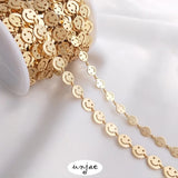Color-Preserving Smile Chain for DIY Necklace Bracelet