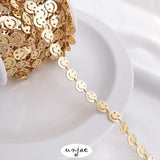 Color-Preserving Smile Chain for DIY Necklace Bracelet