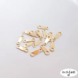 Double-Hole M Buckle for DIY Jewelry, 8-Shaped Opening, Color-Preserving