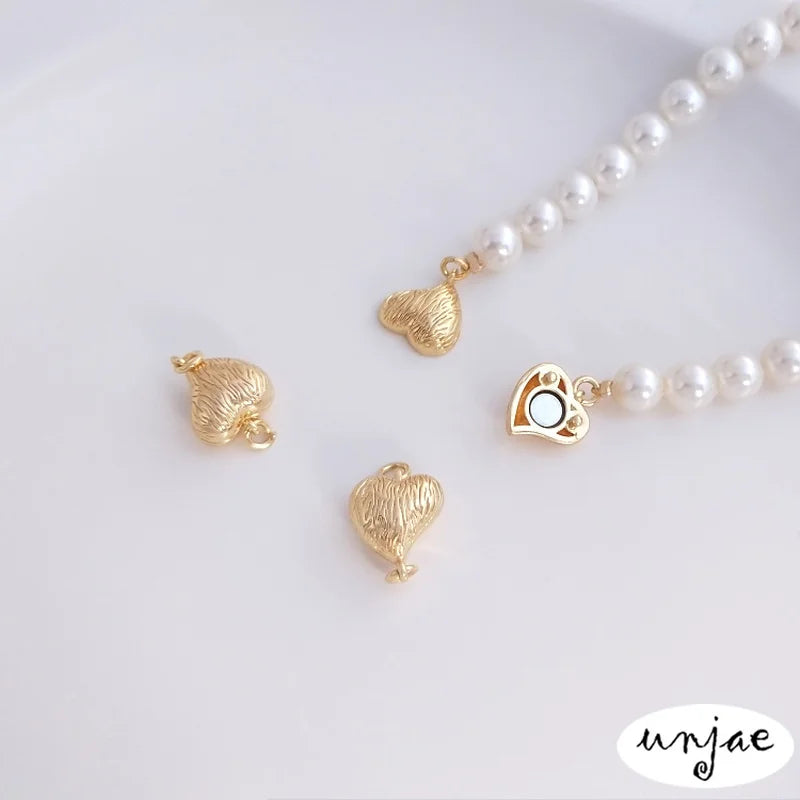 Color-Preserving Star Love Heart Shaped Magnetic Buckle DIY Accessory