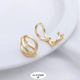 Color-Preserving Oblique Buckle DIY Finishing Press Buckle