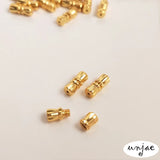 Gold-Plated Spiral Buckle Necklace DIY Tower Chain Jewelry