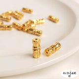 Gold-Plated Spiral Buckle Necklace DIY Tower Chain Jewelry