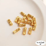 Gold-Plated Spiral Buckle Necklace DIY Tower Chain Jewelry