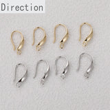 Gold-Plated Retro Earrings with Hanging Hooks DIY Accessories