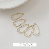 Color-Preserving Plating Water Drop Pearl Pendant Earrings