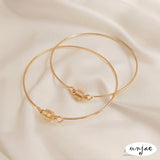 Gold-Clad Magnet Buckle Round Bracelet DIY Material