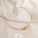 Gold-Clad Magnet Buckle Round Bracelet DIY Material