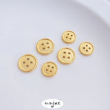 Sand Copper Coin Bracelet Connector DIY Jewelry Pendant