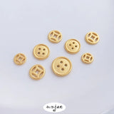 Sand Copper Coin Bracelet Connector DIY Jewelry Pendant