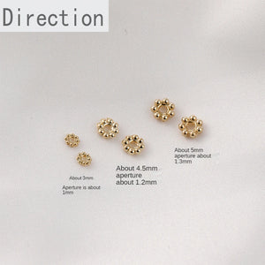 14K/18K Bead Flower DIY Hand Bracelet Necklace Support
