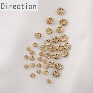 14K/18K Bead Flower DIY Hand Bracelet Necklace Support