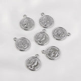 14K Retro Coin Pendant for Jewelry Making