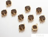Color-Retaining Hanging Plated Double Diamond Pendant DIY Material