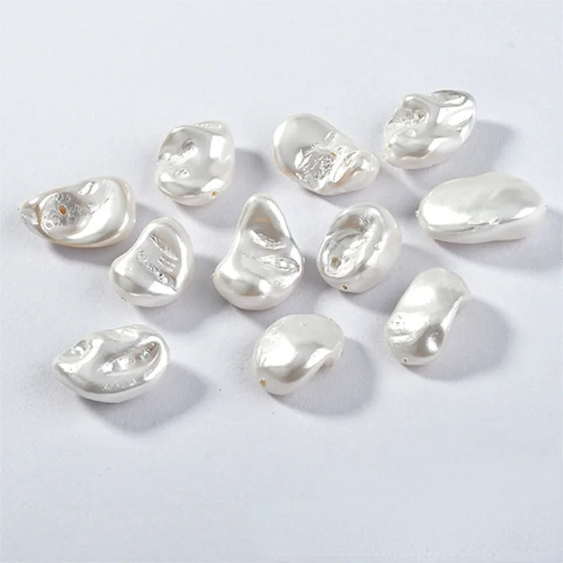 Shell Beads Irregular Straight Hole DIY Jewelry Making Material