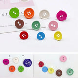 Sweet Button Earrings Korea Hyuna Girl Irregular Earrings