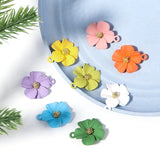 Summer Flower Pendant DIY Alloy Jewelry Making Accessories