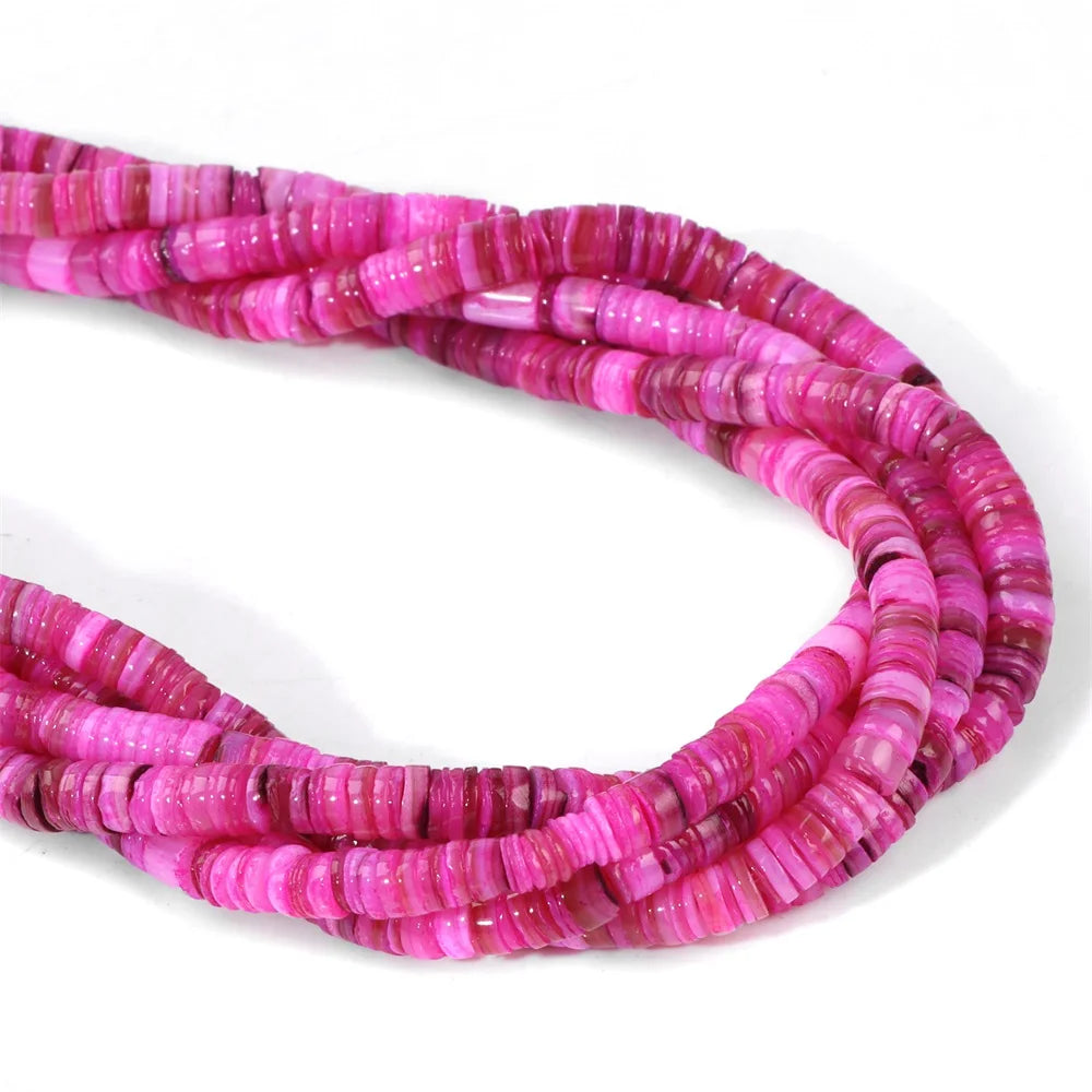 4.5-6mm Flat Irregular Heishi Mother of Pearl Bead
