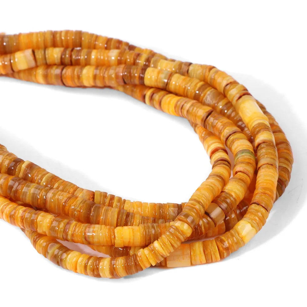 4.5-6mm Flat Irregular Heishi Mother of Pearl Bead