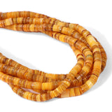 4.5-6mm Flat Irregular Heishi Mother of Pearl Bead