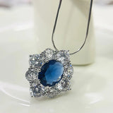 Multi-Color Zircon Women's Trench Air Pendant