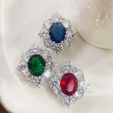 Multi-Color Zircon Women's Trench Air Pendant