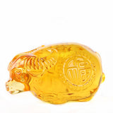 Colored Glaze Zodiac Ox Lucky Decoration