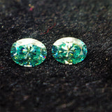 0.5-15ct Pink Green Loose Moissanite Stones Oval Cut Lab Grown Diamonds
