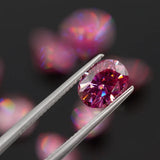 0.5-15ct Pink Green Loose Moissanite Stones Oval Cut Lab Grown Diamonds