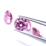 Colored Loose Moissanite Stones 0.5-20ct Pink Green Yellow Moissanites