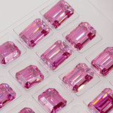 0.5-20ct Colored Loose Moissanite Stones Pink Green Yellow