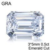 0.5-20ct Colored Loose Moissanite Stones Pink Green Yellow