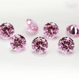 0.5-3CT Colored Loose Moissanite Stones Pink Green Beads Brilliant Cut